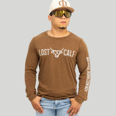 Lost Calf Mens Long Sleeve T-Shirt