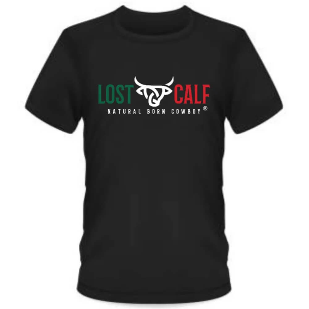 Lost Calf Mens Mexicalf T-Shirt Black - MEXICALFTEE
