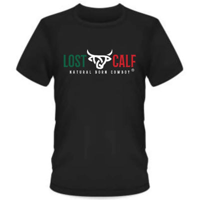 Lost Calf Mens Mexicalf T-Shirt Black - MEXICALFTEE