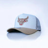 Lost Calf Mens Mixteca A-Frame Cap White - MIXTECA-LCAF