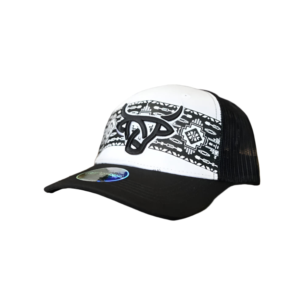 Lost Calf Mens Shima Curve Cap - SHIMAWHTBLKCURVE