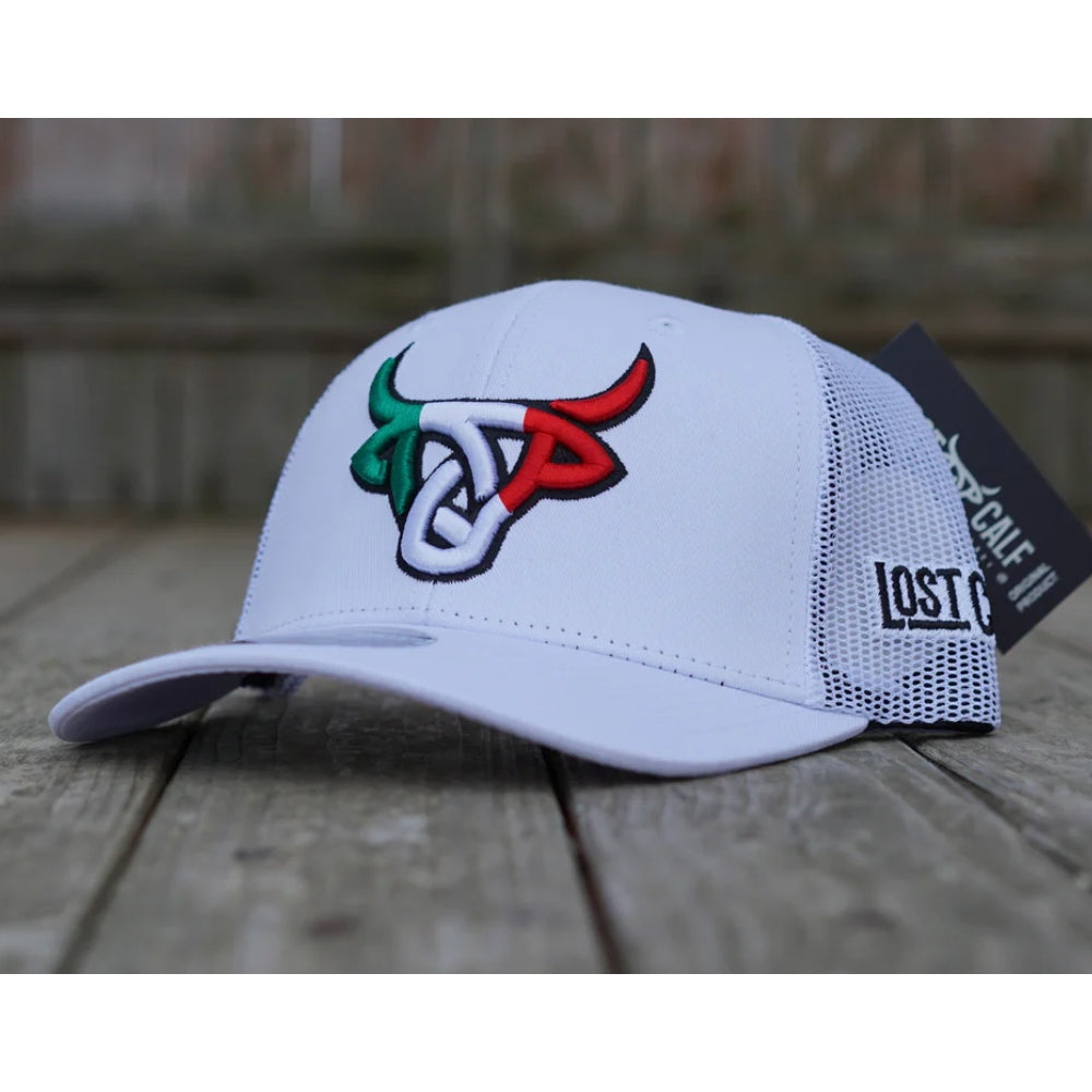 Lost Calf Mens White Mexicalf Cap - WHITEMEXICALFCURVE