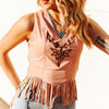 Lucky & Blessed Womens Contrast Stitching Blouse Peach - TO1280-PCH