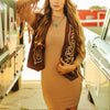 Lucky & Blessed Womens Suede Boot Stitched Vest Brown
