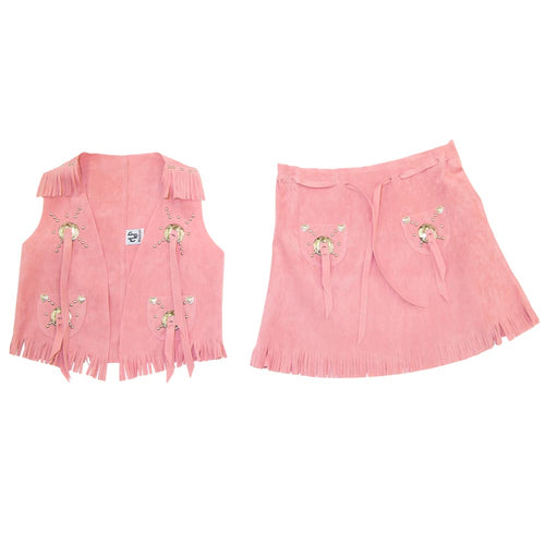 M&F Girl's Western Vest & Skirt - 5083430