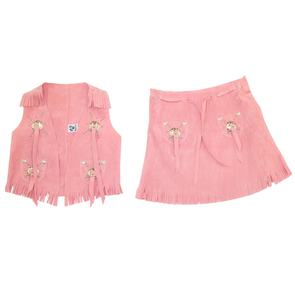 M&F Girl's Western Vest & Skirt - 5083430