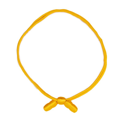 M&F Acorn Cavalry Yellow Hatband