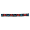 M&F Beaded Black Red Aztec Hatband