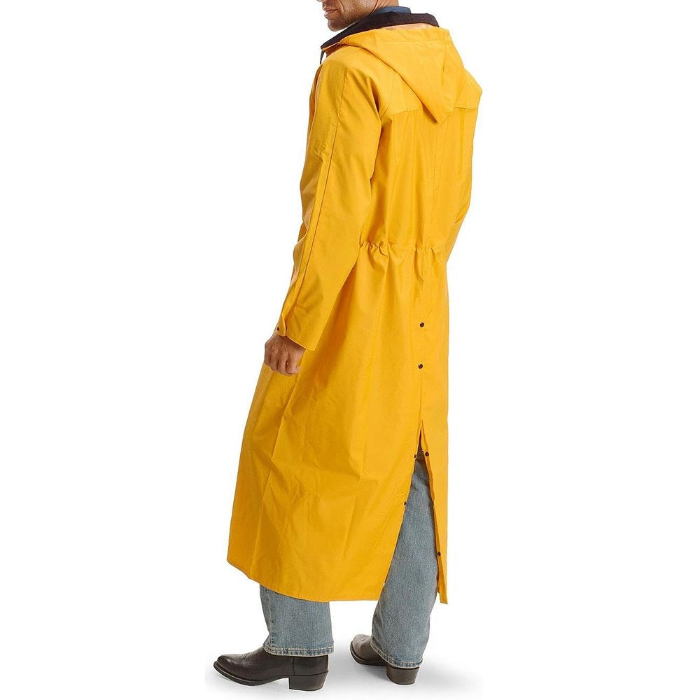 M&F Yellow Weatherproof Rain Coat 