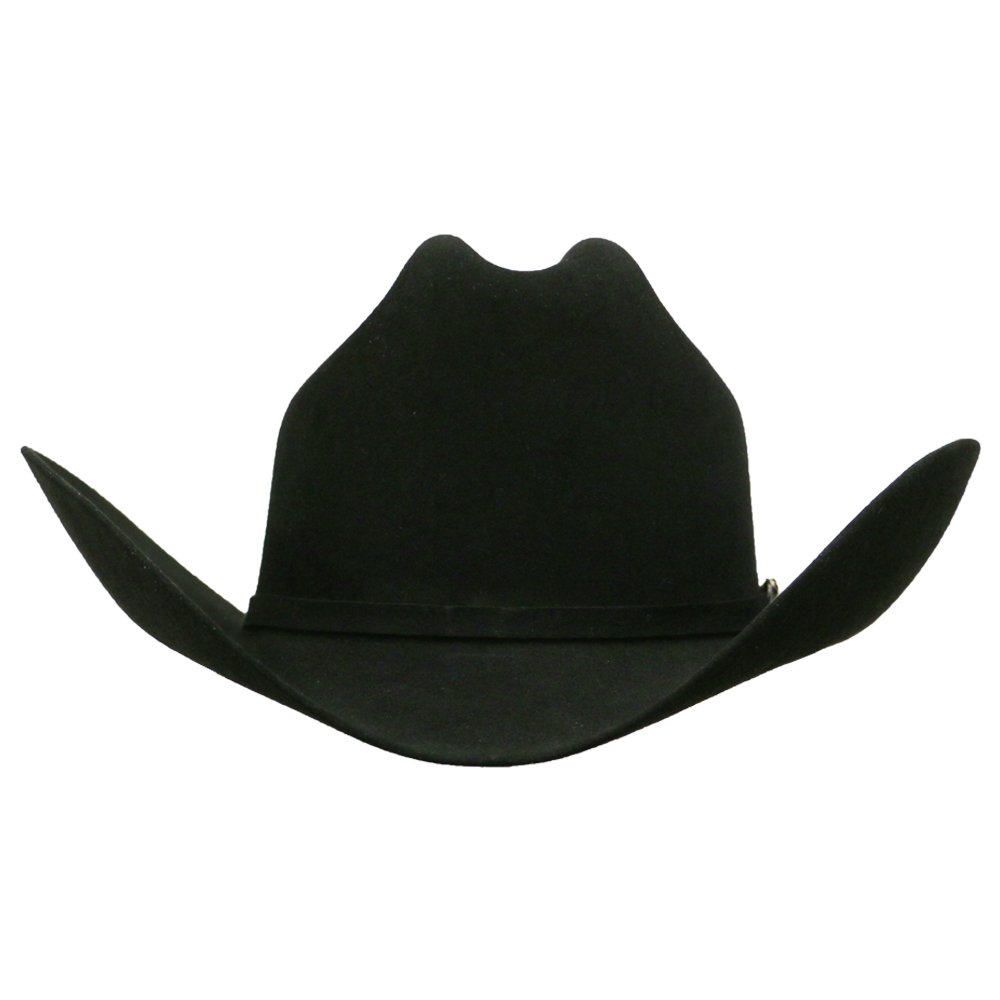 Larry Mahan Mens 10X Jerarca Black Felt Hat