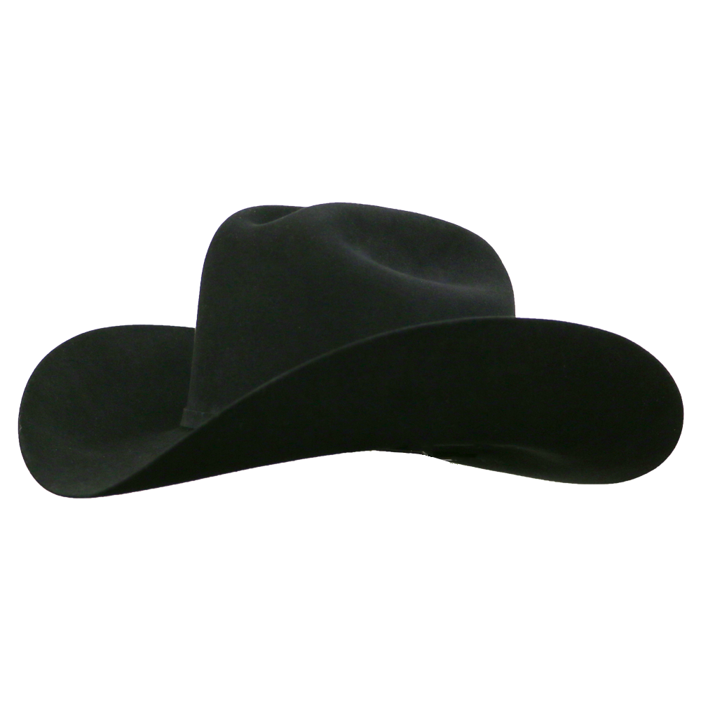Larry Mahan Mens 10X Jerarca Black Felt Hat