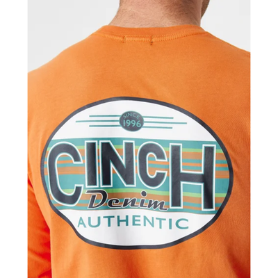 Cinch Mens Denim Aunthentic T-Shirt - MTT1721004-ORG