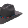 M&F Beaded Black Red Aztec Hatband
