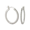 Montana Womens Classic Medium Hoop Earrings