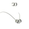 Montana Silversmith Womens Crystal Shine Jewelry Set Black/Silver - JS1032