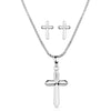 Montana Silversmith Womens True Belief Jewelry Set Silver - JS5950