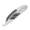 Montana Silversmiths A Black Tie Affair Flag Hat Feather - HF4692