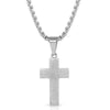 Montana Silversmiths Barbed Wire Cross Necklace Silver/Black - NC5602