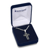 Montana Silversmiths Barbed Wire Cross Necklace Silver/Black - NC5602