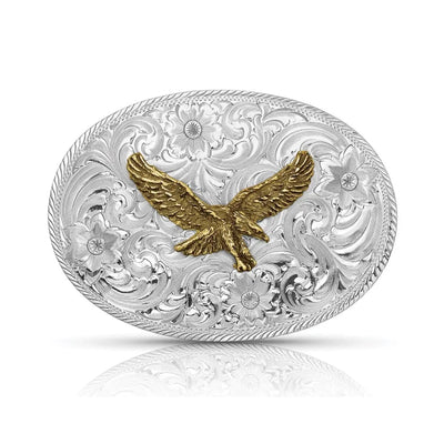 Montana Silversmiths Mens Classic Eagle Buckle
