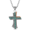 Montana Silversmiths Inner Light Turquoise Cross Necklace - NC4779