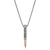 Montana Silversmiths We the People Rifle Bullet Necklace Silver/Rose Gold - NC6290