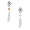 Montana Silversmiths Womens American Legends Feather Earrings - ER4823