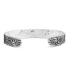 Montana Silversmiths Womens Antiqued Engraved Narrow Cuff Bracelet Silver - BC856RTS