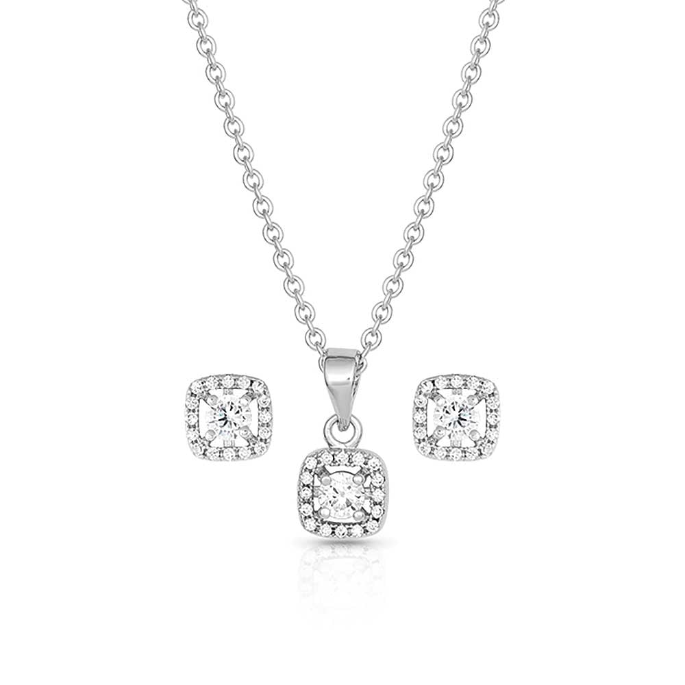 Montana Silversmiths Womens Boxed Star Jewelry Set - JS3183