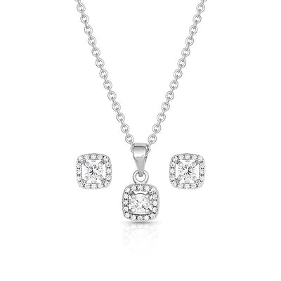 Montana Silversmiths Womens Boxed Star Jewelry Set - JS3183