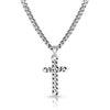 Montana Silversmiths Braided Cross Necklace Silver - NC5681
