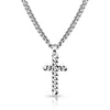 Montana Silversmiths Braided Cross Necklace Silver - NC5681