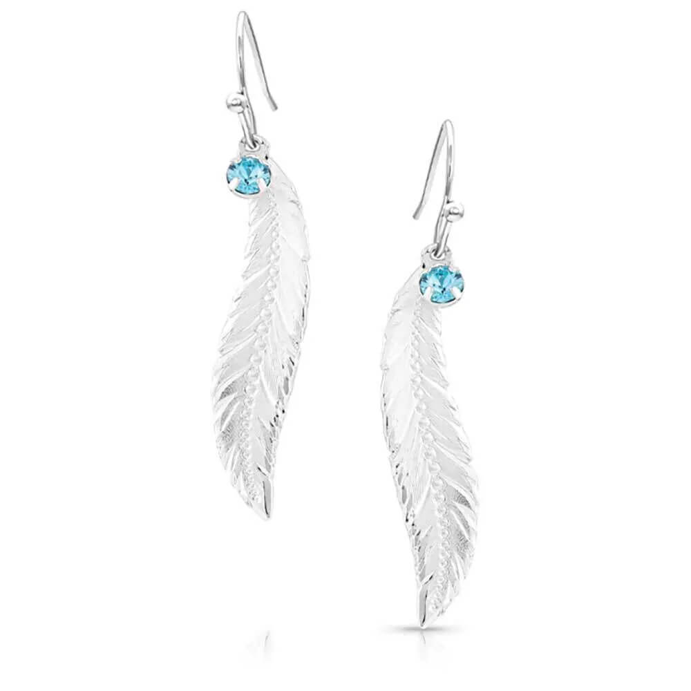 Montana Silversmiths Womens Cinderella Liberty American Made Earrings - AMER5460