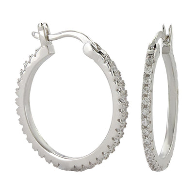 Montana Silversmiths Womens Classic Hoop Earrings - ER3875