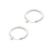 Montana Silversmiths Womens Classic Hoop Earrings - ER3875