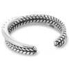 Montana Silversmiths Womens Crystal Crossover Open Ring - RG5624