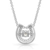 Montana Silversmiths Womens "Dancing With Luck" Horseshoe Necklace - NC3867