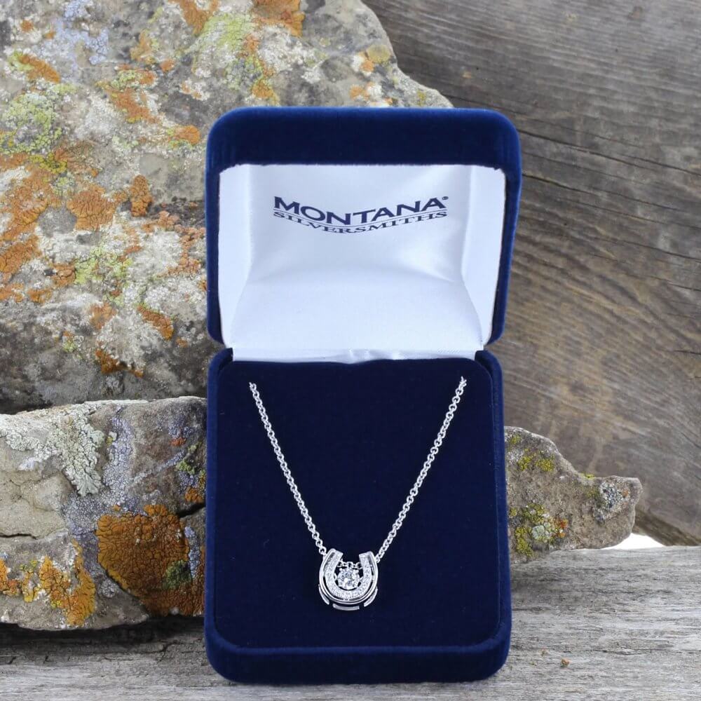 Montana Dancing With Luck Horseshoe Necklace - Shop Online