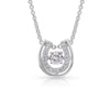 Montana Silversmiths Womens "Dancing With Luck" Horseshoe Necklace - NC3867