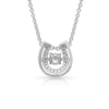 Montana Silversmiths Womens "Dancing With Luck" Horseshoe Necklace - NC3867
