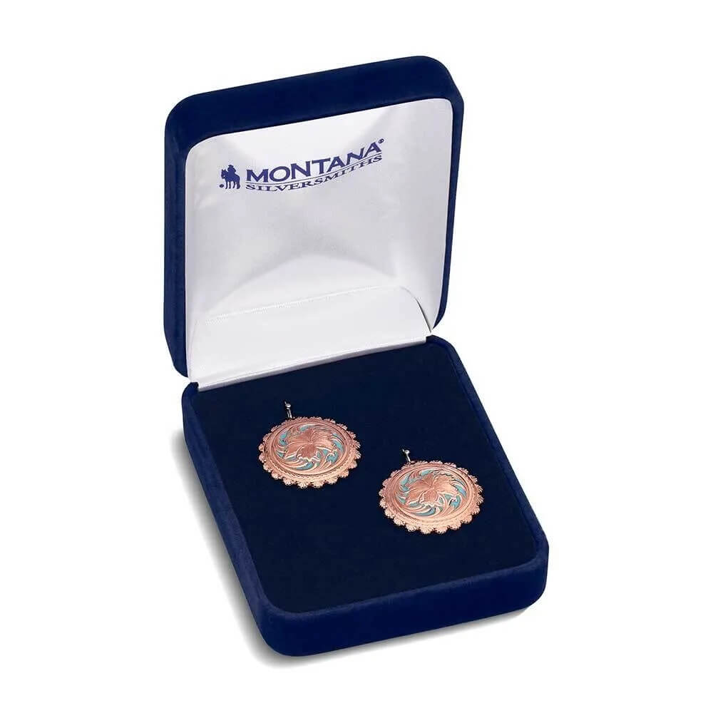 Montana Silversmiths Womens Emma's Sunlight Earrings Rose Gold - ER5836RG