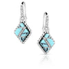 Montana Silversmiths Womens High Noon Cobblestone Earrings - ER6127