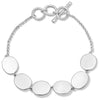 Montana Silversmiths Womens Oceans of Heaven Bracelet Silver/Turquoise/White - BC6024