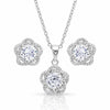 Montana Silversmiths Womens Starlight Flower Jewelry Set - JS4300