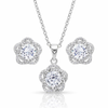 Montana Silversmiths Womens Starlight Flower Jewelry Set - JS4300