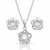 Montana Silversmiths Womens Starlight Flower Jewelry Set - JS4300