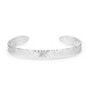 Montana Silversmiths Womens Timeless Elegance Chiseled Cuff Bracelet Silver - BC5663