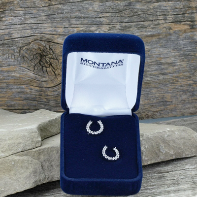 Montana Silversmiths Womens Tiny Rider Earrings - ER1251