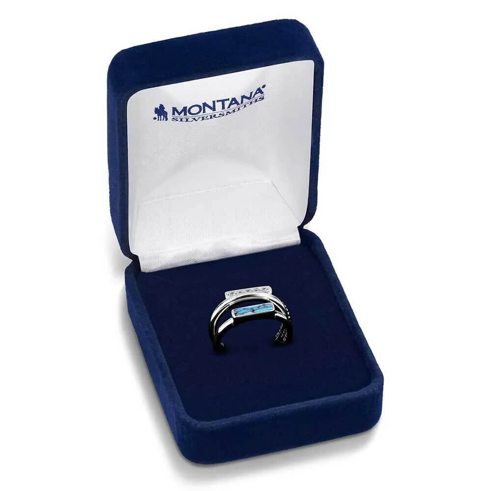 Montana Silversmiths Womens Triple Threat Stacked Ring Set - RG6218