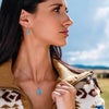Montana Silversmiths Womens Turquoise Sky Earrings - ER6110